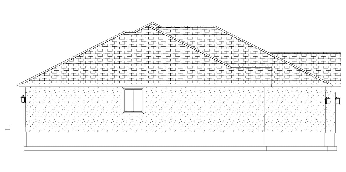 Country, Ranch, Traditional Plan with 3392 Sq. Ft., 6 Bedrooms, 4 Bathrooms, 2 Car Garage Picture 3