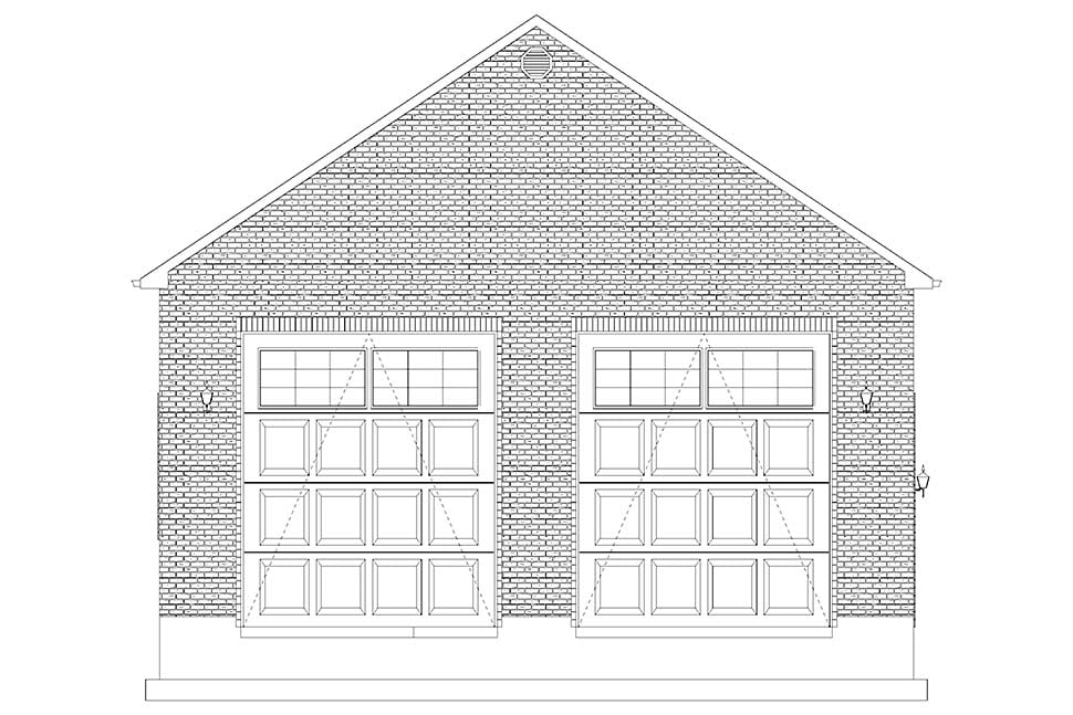 Traditional Plan, 1 Bathrooms, 4 Car Garage Picture 5