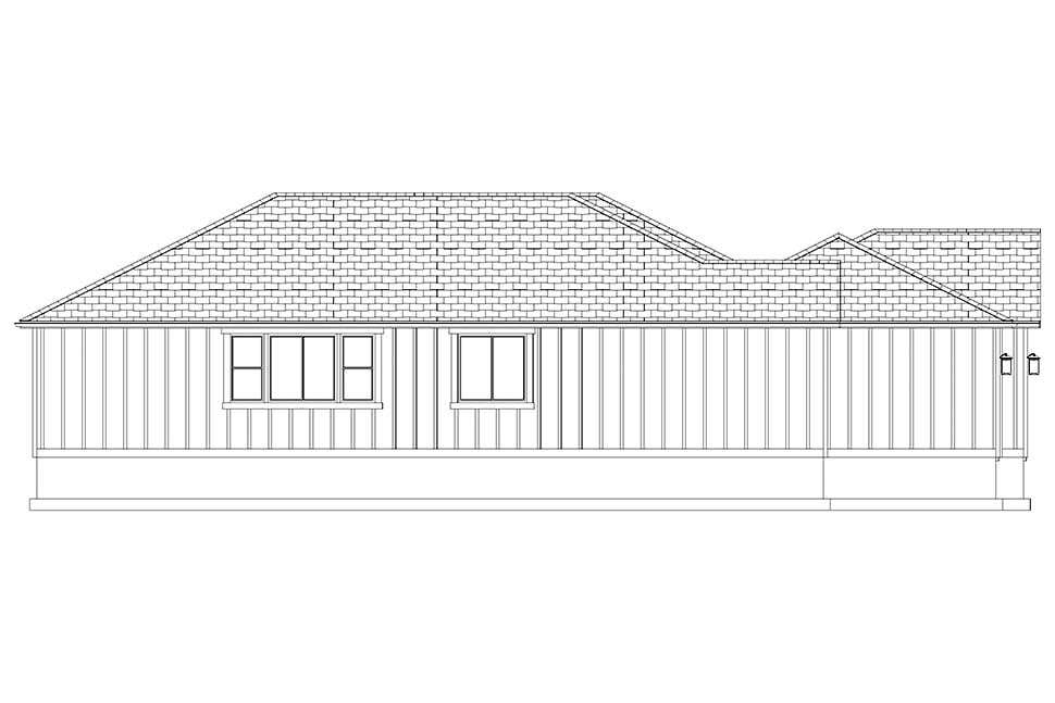 Country, Ranch, Traditional Plan with 3594 Sq. Ft., 6 Bedrooms, 4 Bathrooms, 4 Car Garage Picture 15