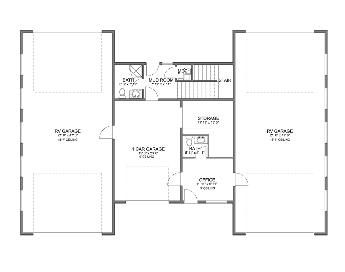 Contemporary Traditional Level One of Plan 83636