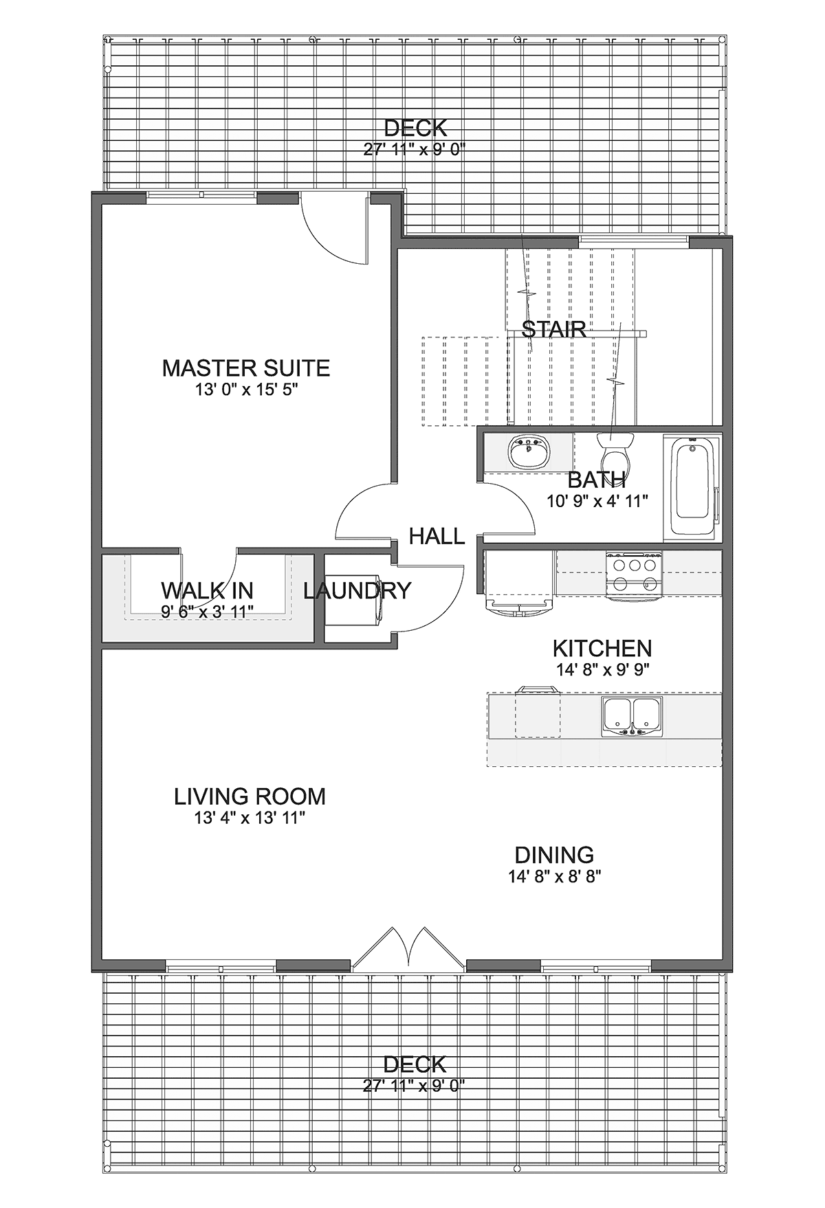 Contemporary Traditional Level Two of Plan 83636