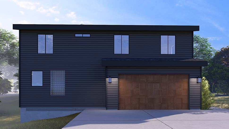 Contemporary, Modern Plan with 2784 Sq. Ft., 4 Bedrooms, 4 Bathrooms, 2 Car Garage Picture 4