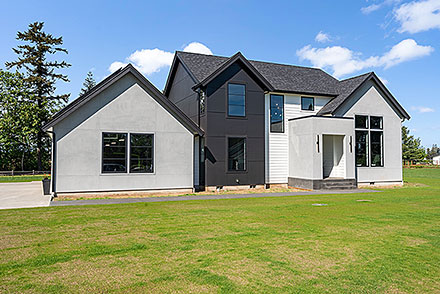 Contemporary Farmhouse Elevation of Plan 83806