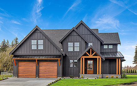 Country Craftsman Southern Traditional Elevation of Plan 83810