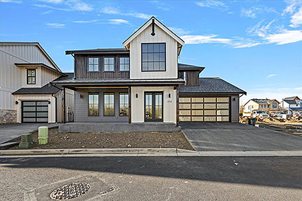 Contemporary Farmhouse Elevation of Plan 83831