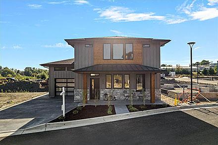Contemporary Modern Elevation of Plan 83832
