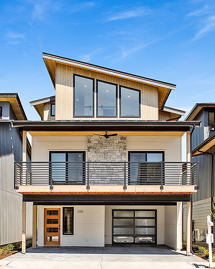 Contemporary Modern Elevation of Plan 83838