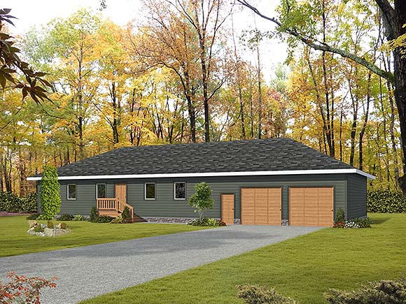 House Plan 85143 Elevation