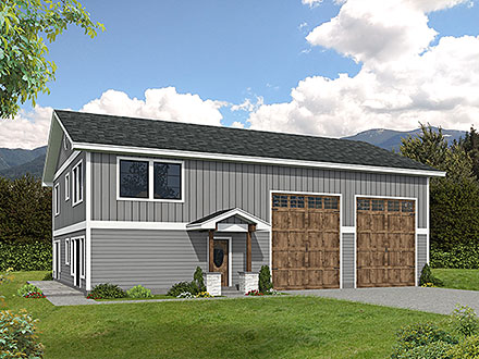 Craftsman Elevation of Plan 85155