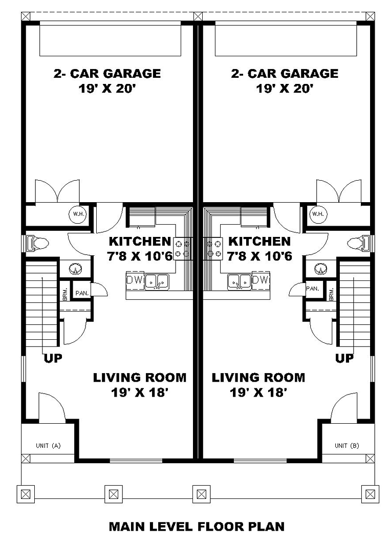 Bungalow Cottage Country Craftsman Level One of Plan 85214