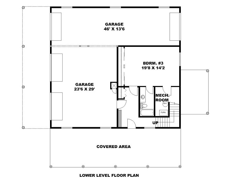 Contemporary Traditional Level One of Plan 85219