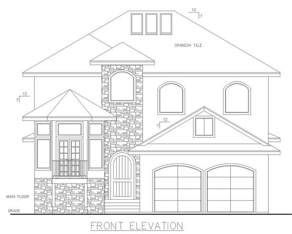House Plan 85232 Elevation