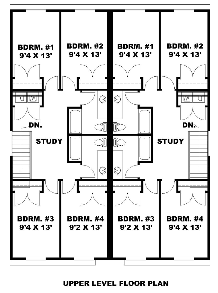 Craftsman Traditional Tudor Level Two of Plan 85234