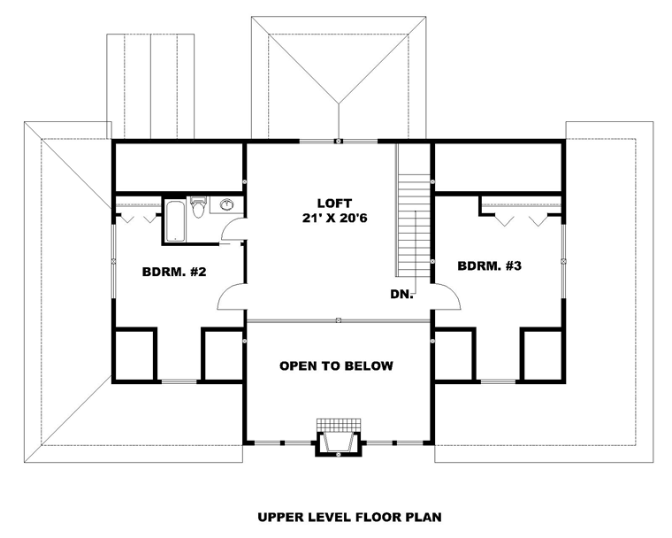 Contemporary Country Southern Level Two of Plan 85244