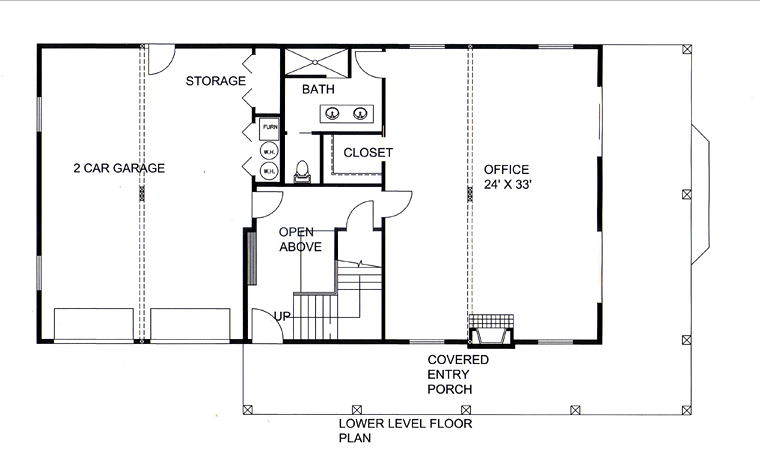 Contemporary Modern Level One of Plan 85257