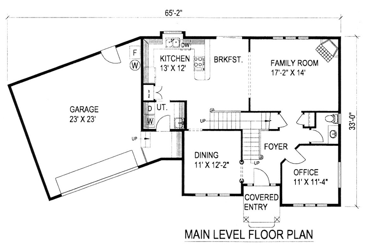 Contemporary European Level One of Plan 85272