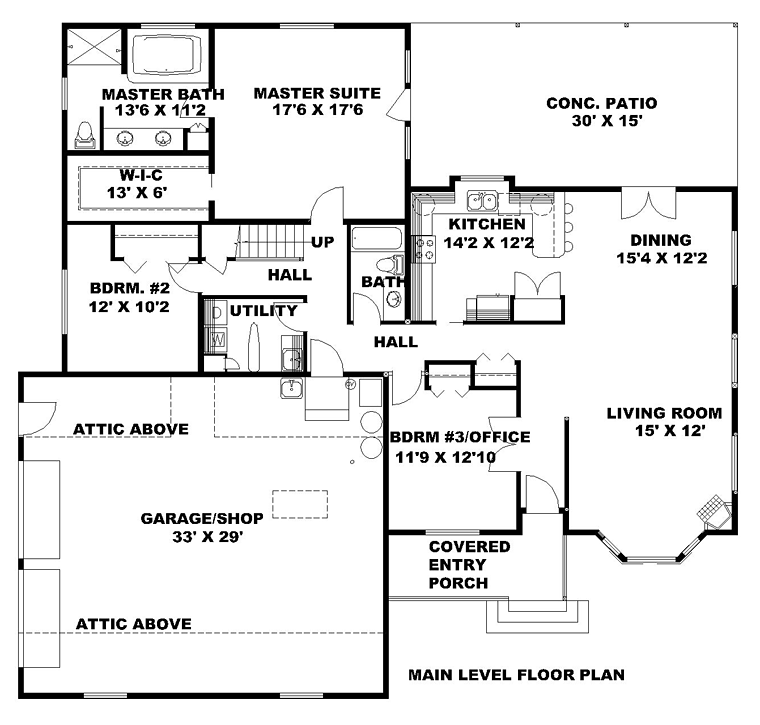 Contemporary European Level One of Plan 85275