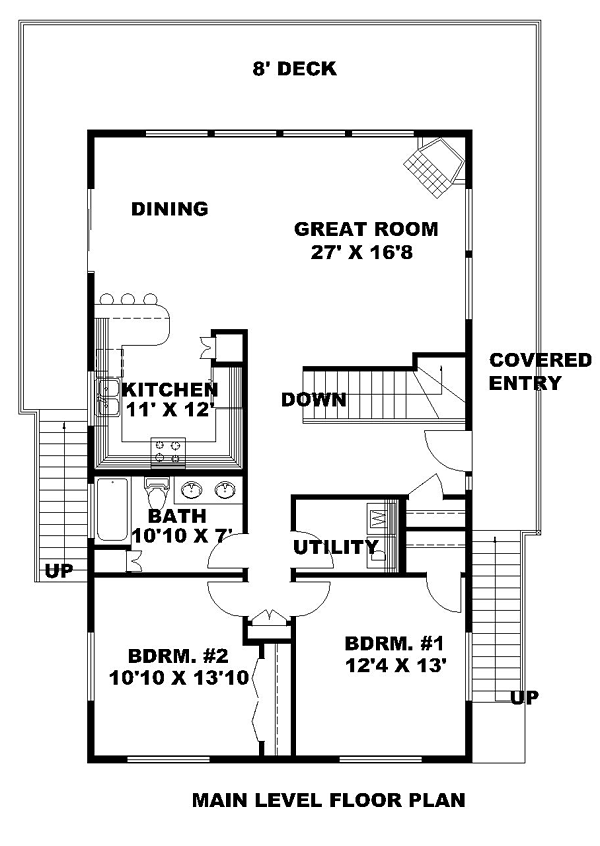 Colonial Contemporary Traditional Level Two of Plan 85276