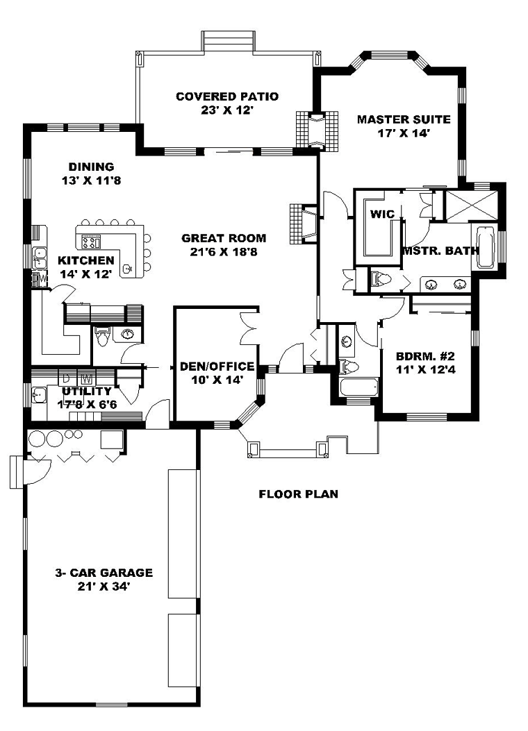 Craftsman European Level One of Plan 85286