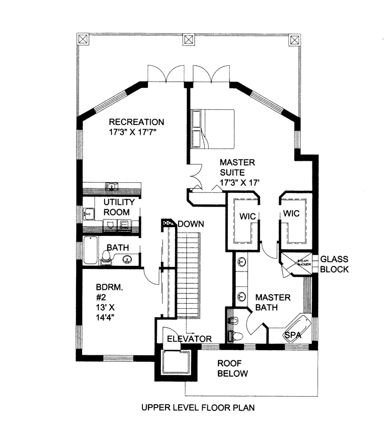 Contemporary Level Two of Plan 85304