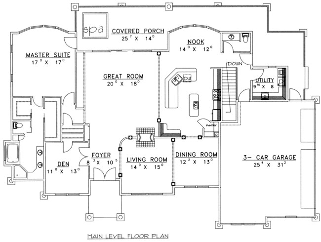 Ranch Level One of Plan 85315