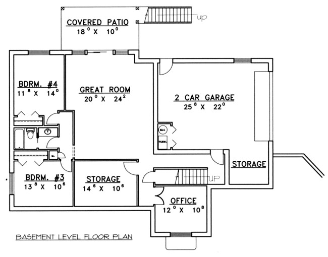  Lower Level of Plan 85319