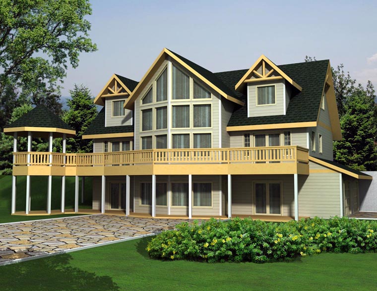  House  Plan 85362 with 5178 Sq Ft 4 Bed  3  Bath  1 Half Bath 