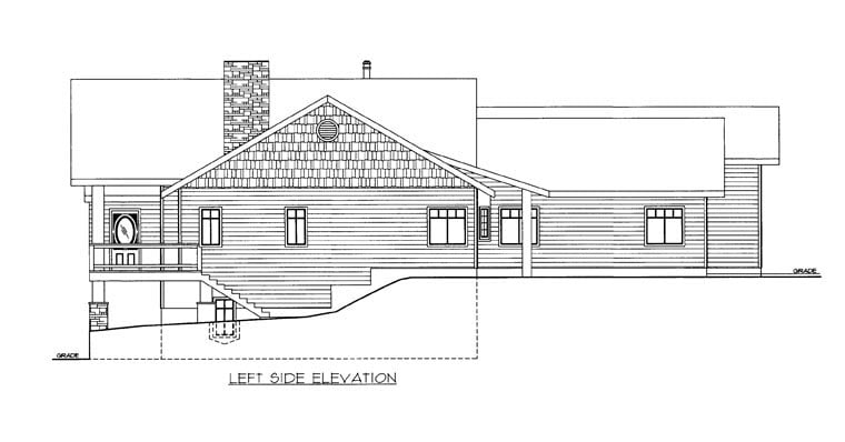 Plan with 3304 Sq. Ft., 3 Bedrooms, 3 Bathrooms, 3 Car Garage Picture 2