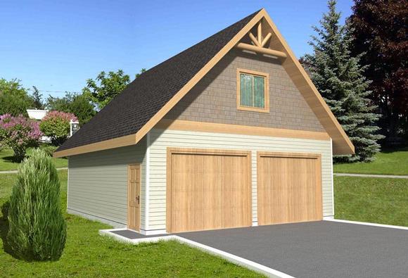 Garage Plan 85375 - 2 Car Garage Elevation