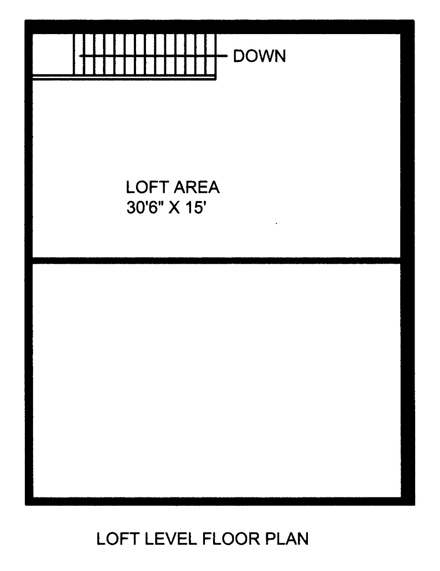 Garage Plan 85378 - 0 Car Garage Second Level Plan