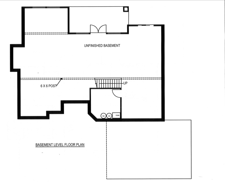  Lower Level of Plan 85389