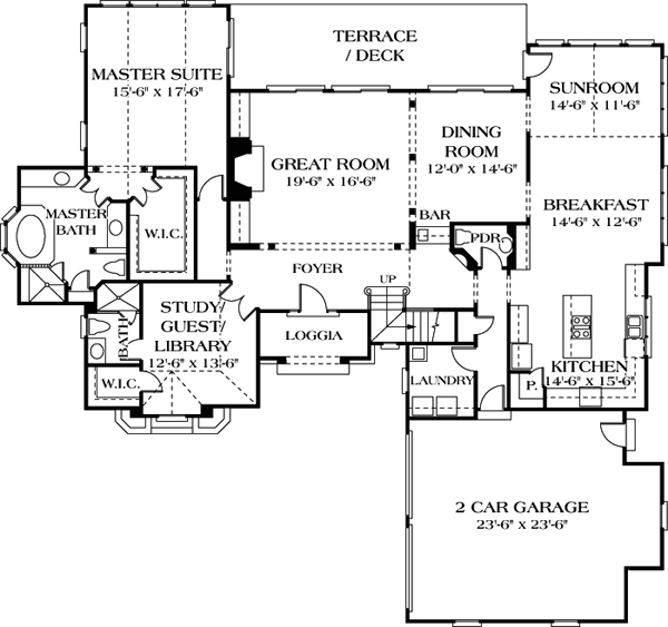 Traditional Level One of Plan 85400