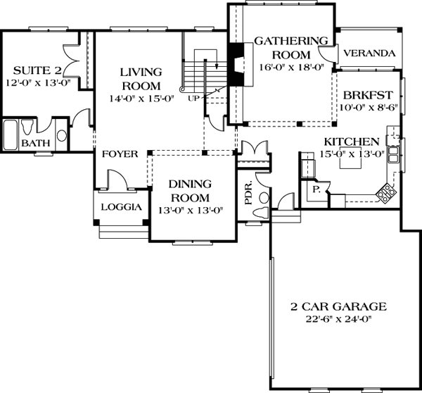 Traditional Level One of Plan 85405