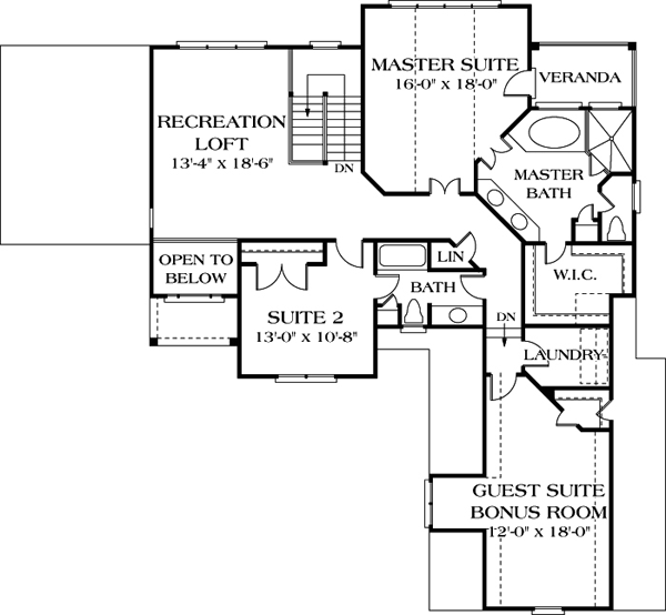 Traditional Level Two of Plan 85405