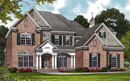Traditional Elevation of Plan 85412