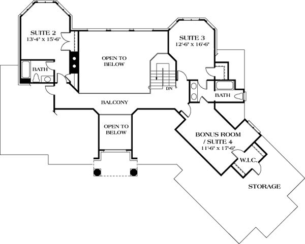 Colonial Traditional Level Two of Plan 85424