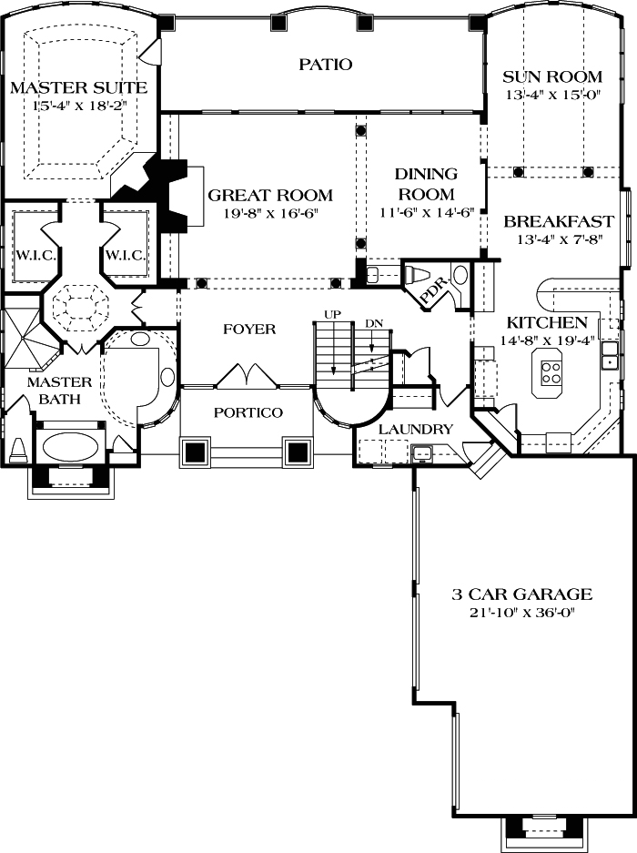 European Mediterranean Level One of Plan 85445