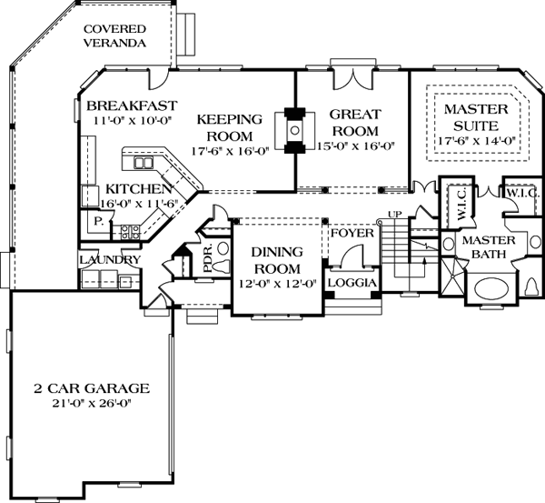 Traditional Level One of Plan 85446