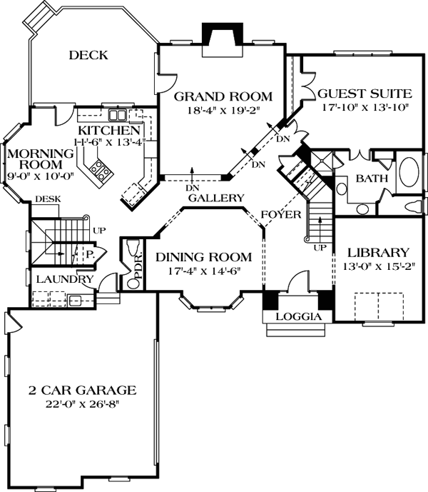 Traditional Level One of Plan 85448