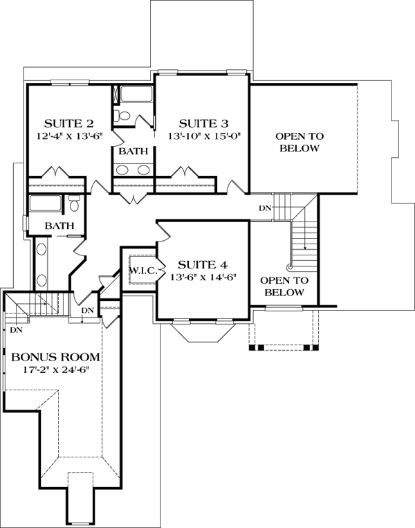 Colonial Traditional Level Two of Plan 85453