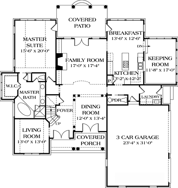 Traditional Level One of Plan 85470