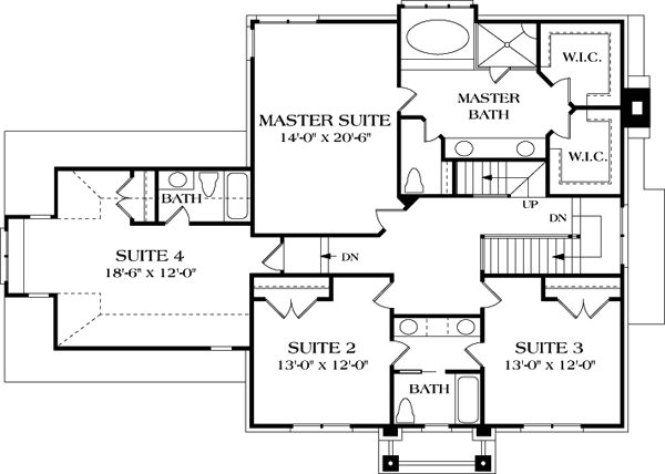 Colonial Traditional Level Two of Plan 85472