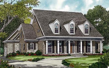 Colonial Elevation of Plan 85483