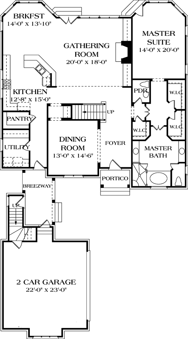 Traditional Level One of Plan 85484