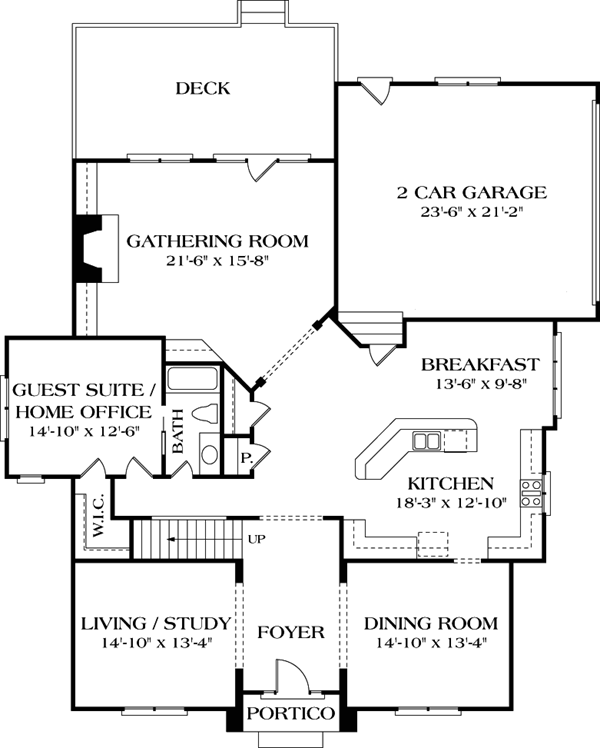 Traditional Level One of Plan 85500