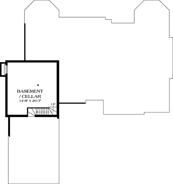 Traditional Lower Level of Plan 85509