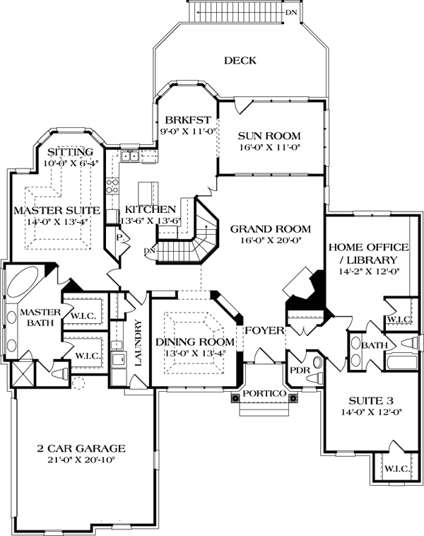 Traditional Level One of Plan 85513