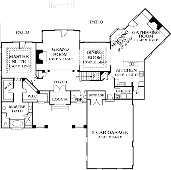 Traditional Level One of Plan 85515