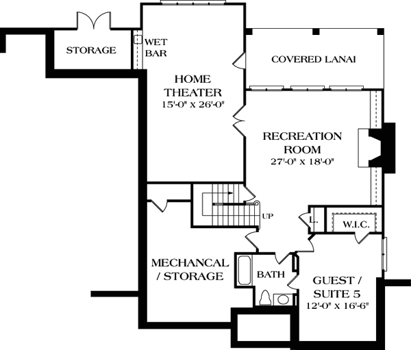 European Lower Level of Plan 85523