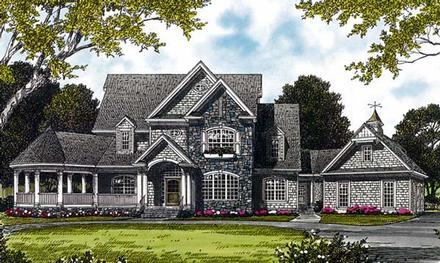 Cottage Craftsman Elevation of Plan 85537